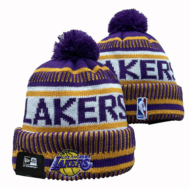 Los Angeles Lakers Knit Hats 0095